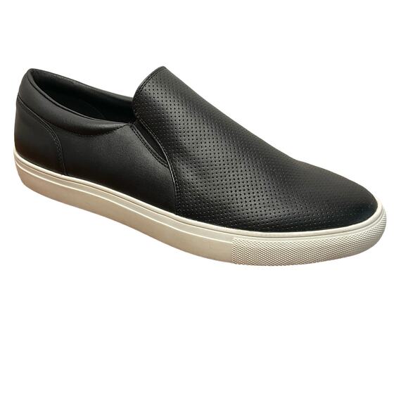 Alfani Other - Alfani Men's Emmett Faux Leather Slip On Sneakers Black Size 12